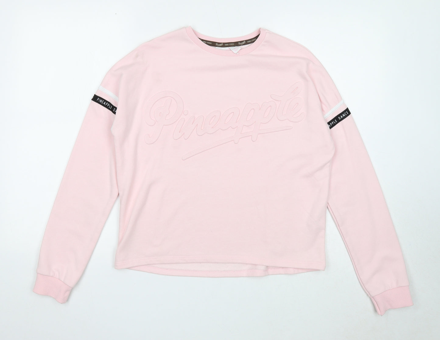 Primark Girls Pink Cotton Pullover Sweatshirt Size 14-15 Years Pullover