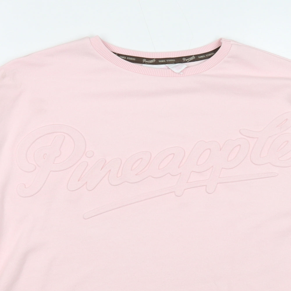 Primark Girls Pink Cotton Pullover Sweatshirt Size 14-15 Years Pullover