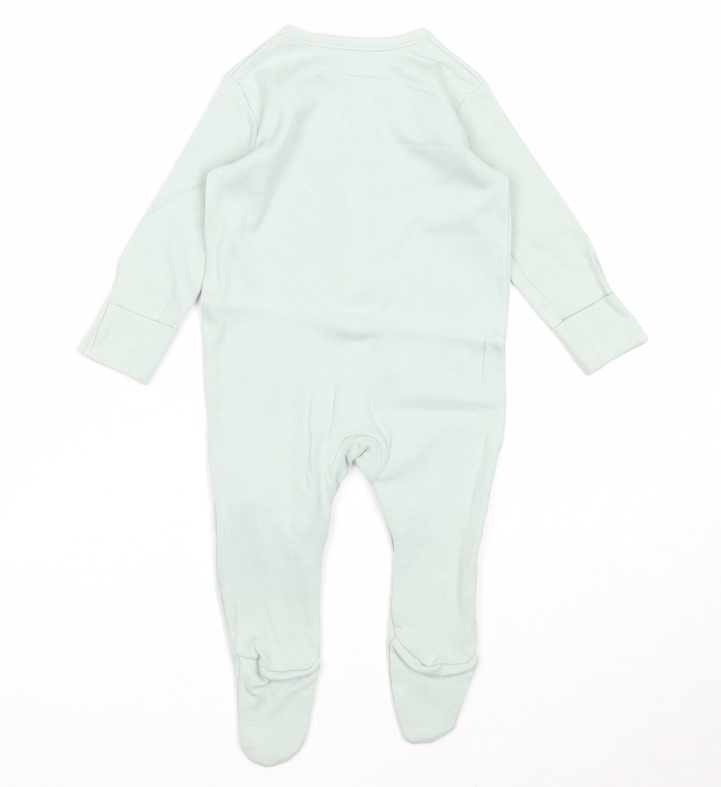 George Boys Green Cotton Babygrow One-Piece Size 3-6 Months Snap - Batman, Sleepsuit