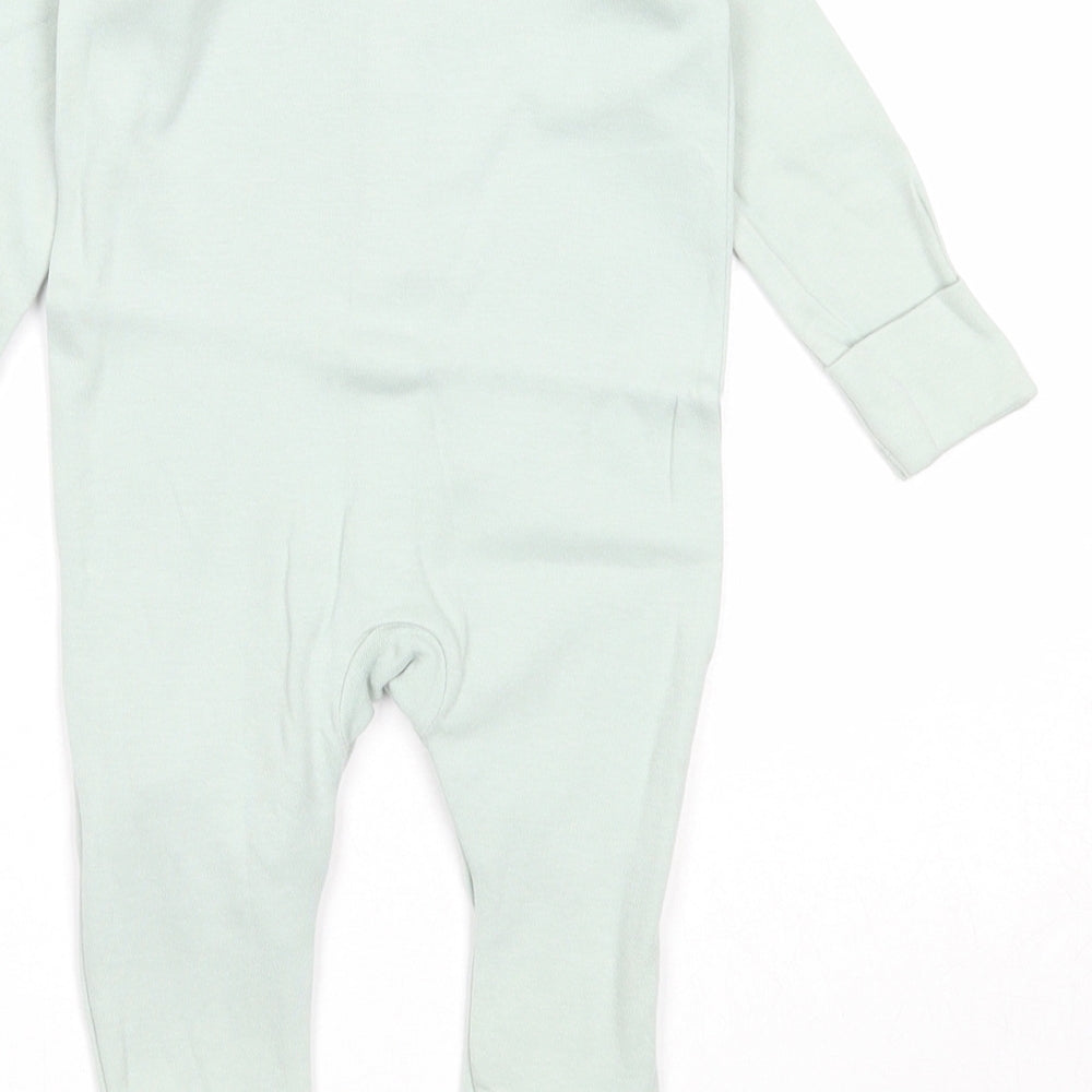George Boys Green Cotton Babygrow One-Piece Size 3-6 Months Snap - Batman, Sleepsuit
