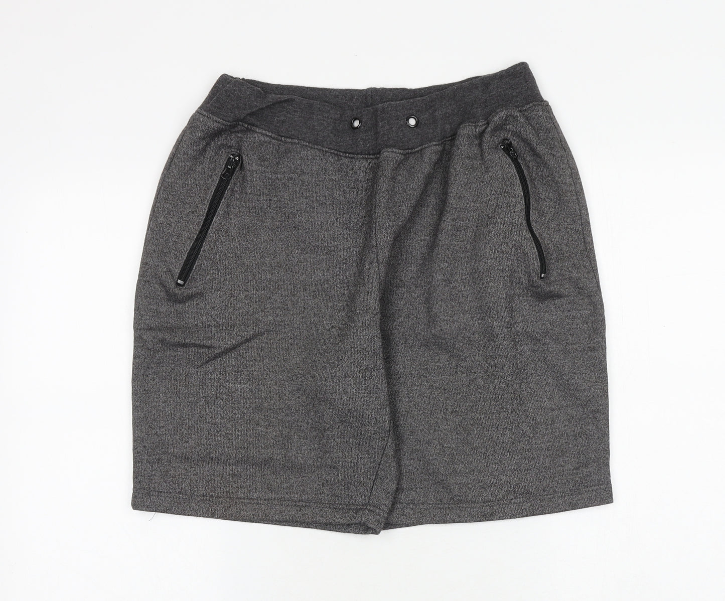 Preworn Mens Green Cotton Sweat Shorts Size M Regular