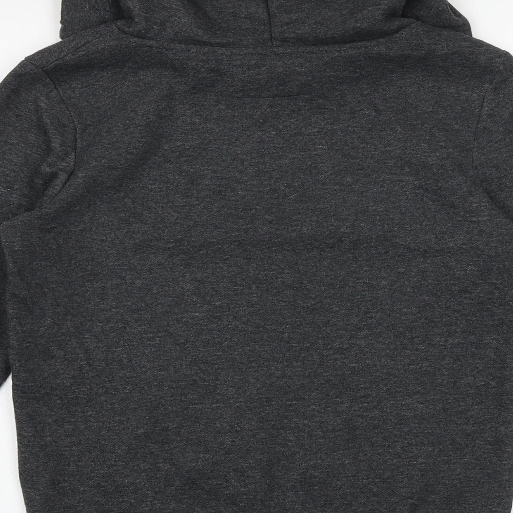 Primark Womens Grey Cotton Pullover Hoodie Size 8 Pullover