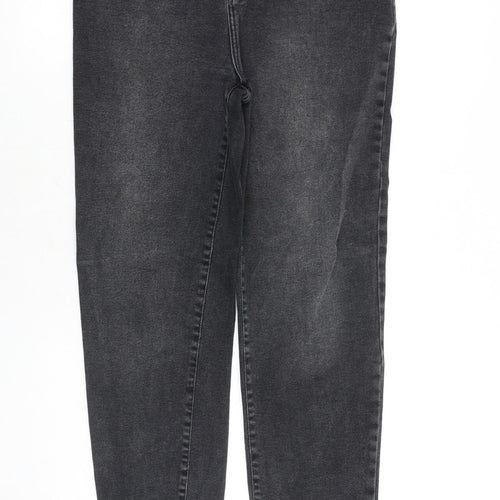 Urban Bliss Womens Black Cotton Skinny Jeans Size 28 in Regular Zip