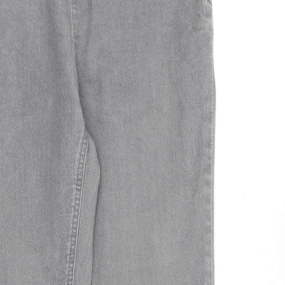 Marks and Spencer Womens Grey Cotton Jegging Jeans Size 10 Regular