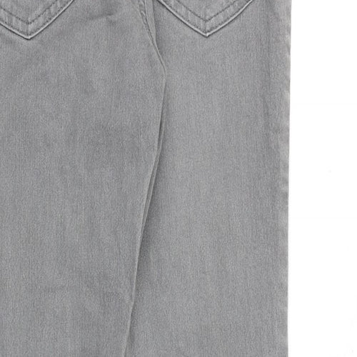 Marks and Spencer Womens Grey Cotton Jegging Jeans Size 10 Regular