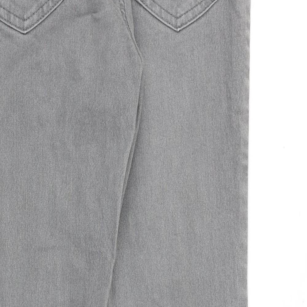 Marks and Spencer Womens Grey Cotton Jegging Jeans Size 10 Regular