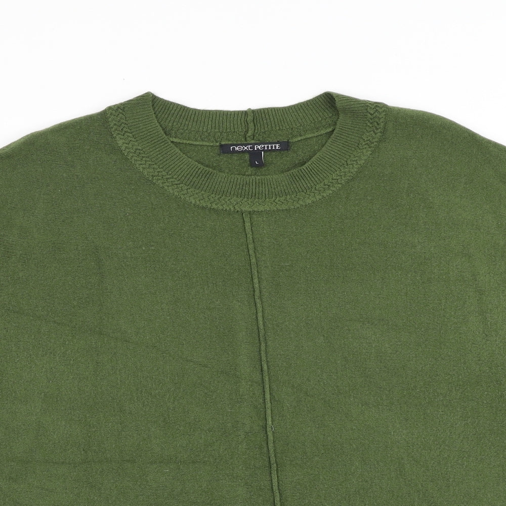 NEXT Womens Green Round Neck Acrylic Pullover Jumper Size L