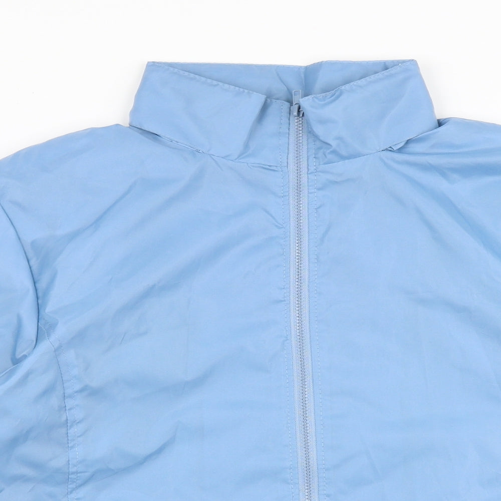 Newille Womens Blue Jacket Size 10 Zip