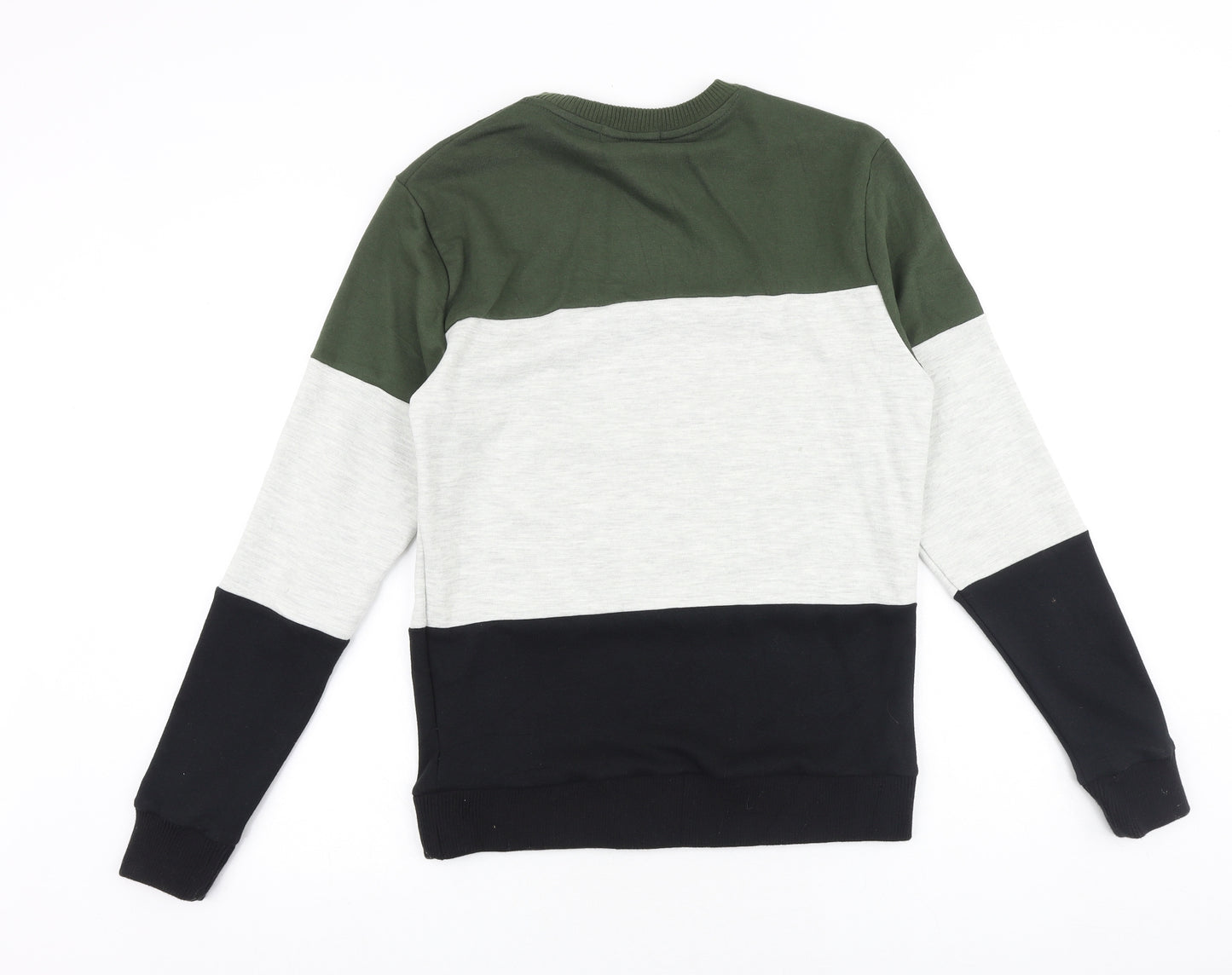 Primark Mens Multicoloured Cotton Pullover Sweatshirt Size S