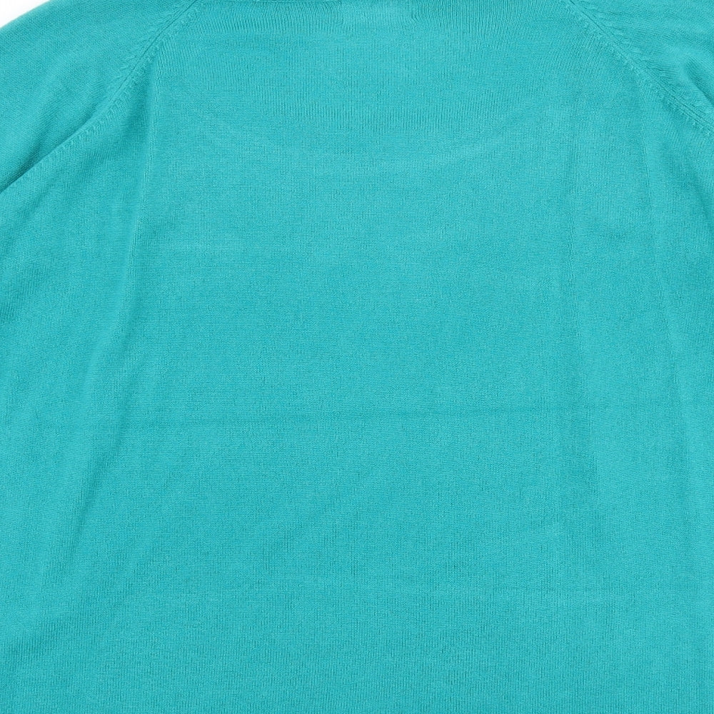 Originals Womens Green Round Neck Acrylic Pullover Jumper Size 20