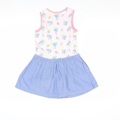 Ladybird Girls Multicoloured 100% Cotton A-Line Size 6-7 Years Round Neck Pullover