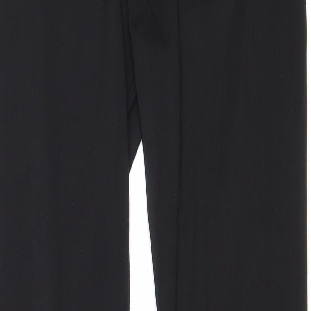 Matalan Girls Black Polyester Jogger Trousers Size 12-13 Years Regular Pullover - Activewear leggings