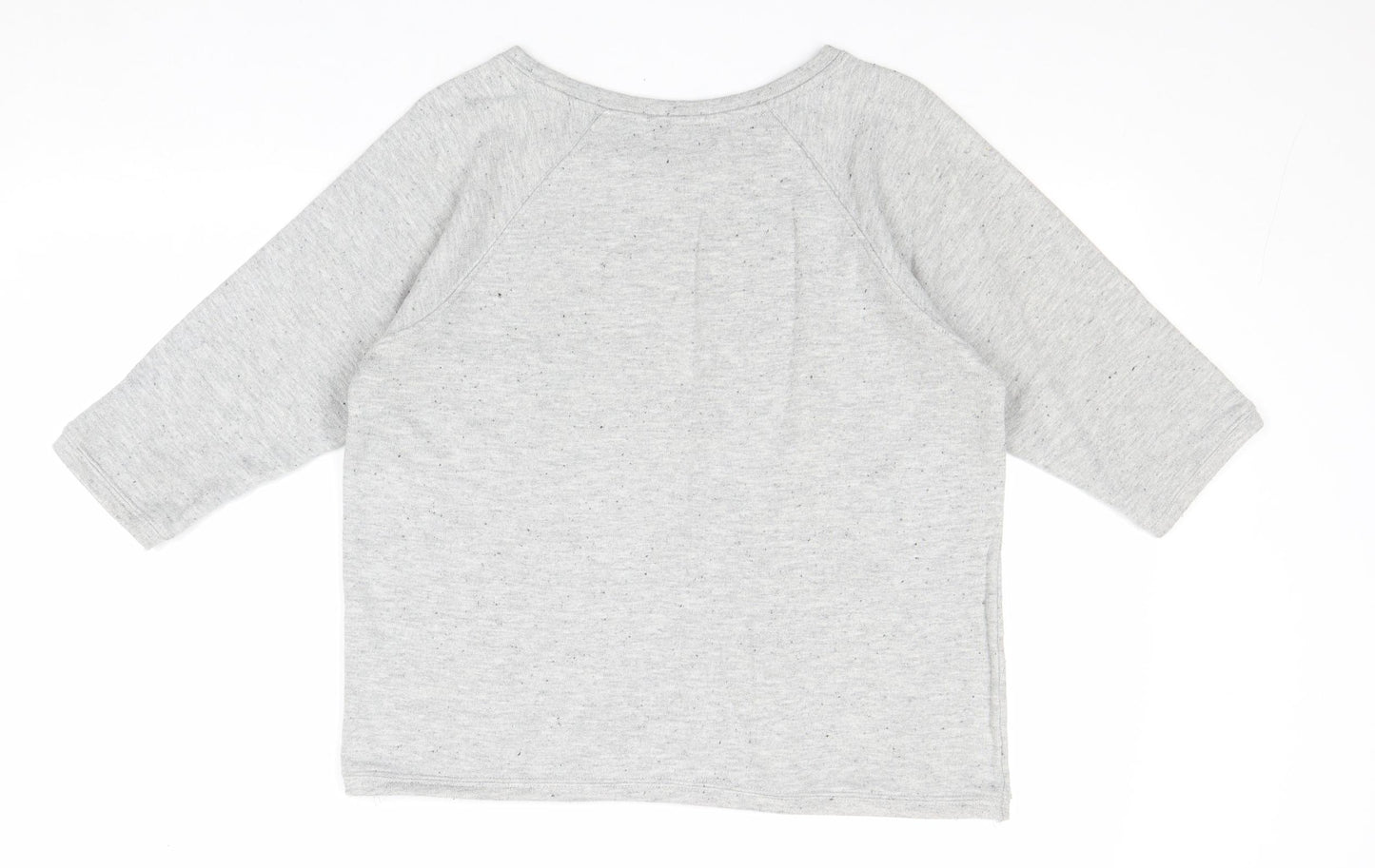 Internacionale Womens Grey Polyester Pullover Sweatshirt Size 12 Pullover - J'Adore J'Aime L'Amour