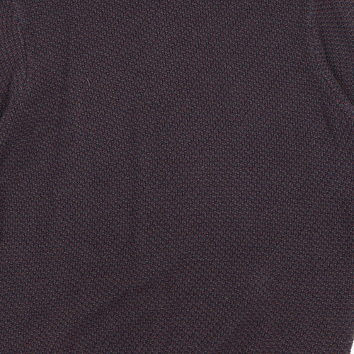 Topman Mens Blue Round Neck Acrylic Pullover Jumper Size M Long Sleeve