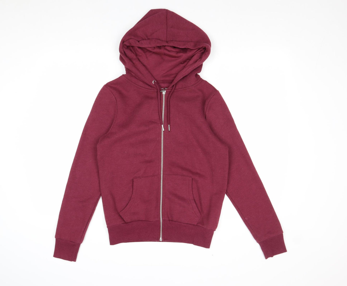 Atmosphere Womens Red Polyester Full Zip Hoodie Size 8 Zip
