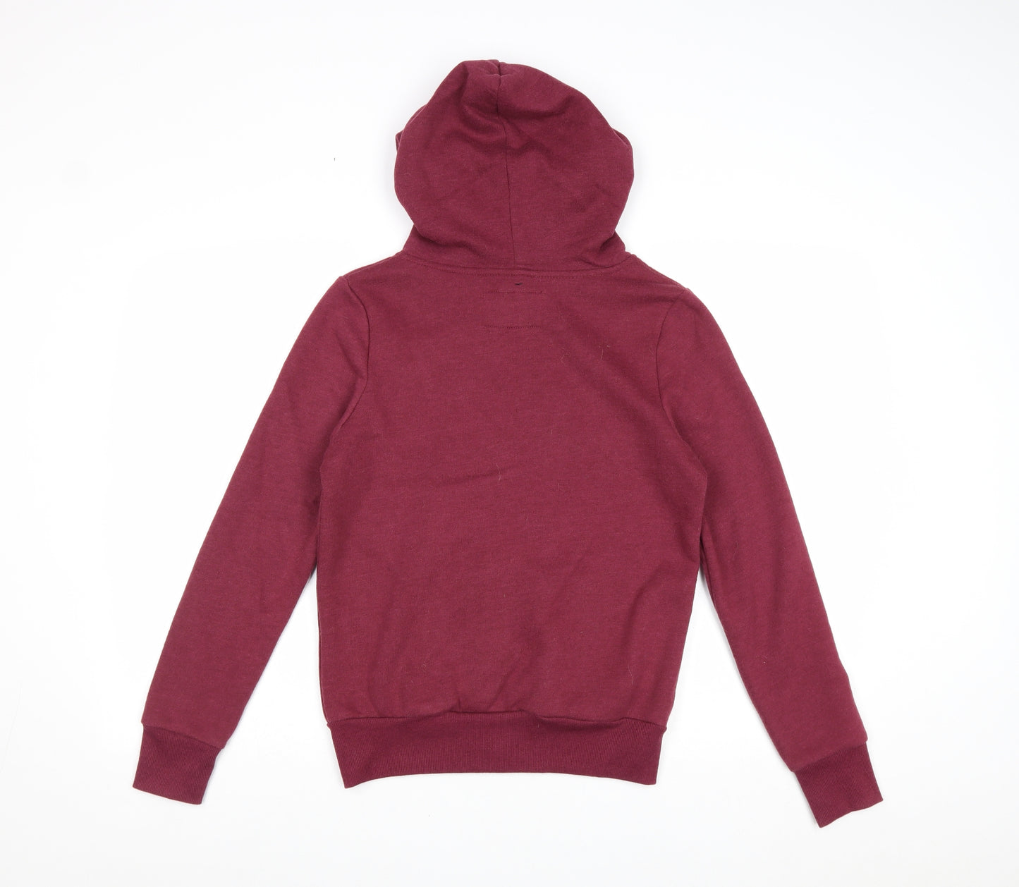Atmosphere Womens Red Polyester Full Zip Hoodie Size 8 Zip