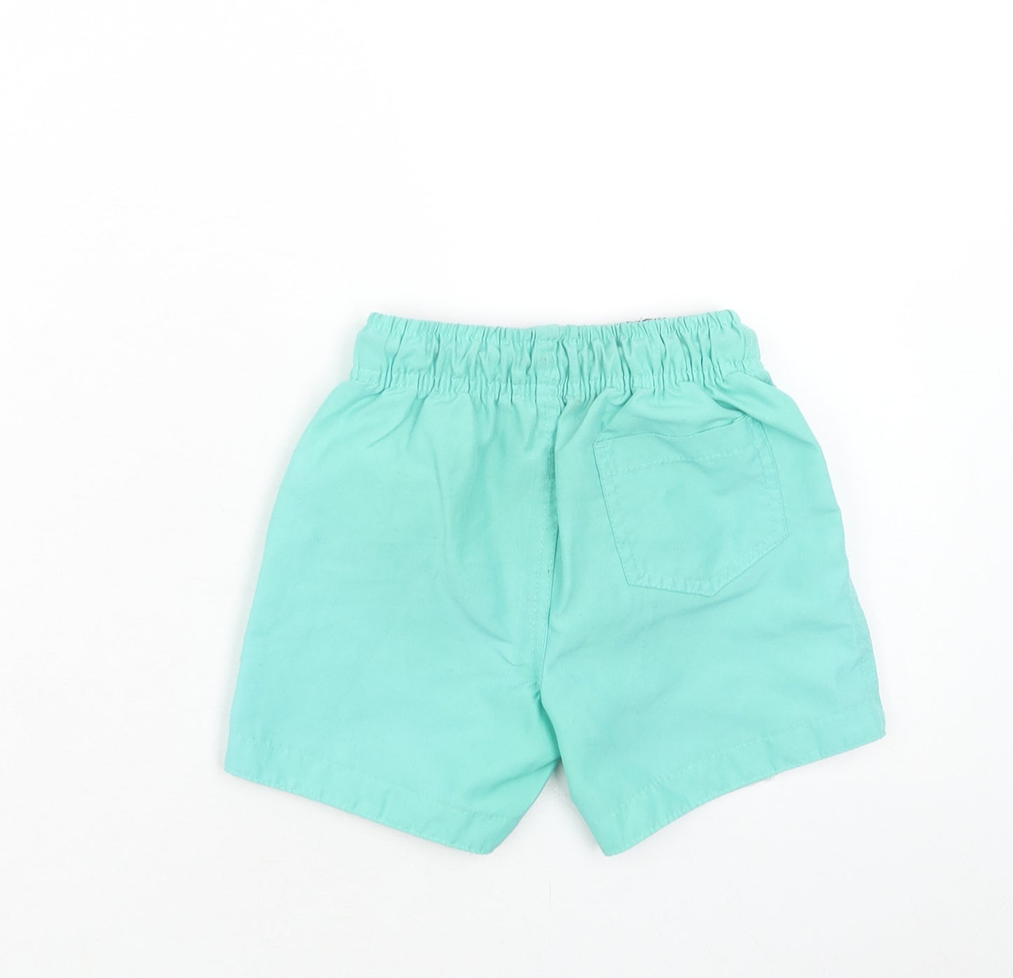 Primark Boys Green Polyester Bermuda Shorts Size 2-3 Years Regular Drawstring