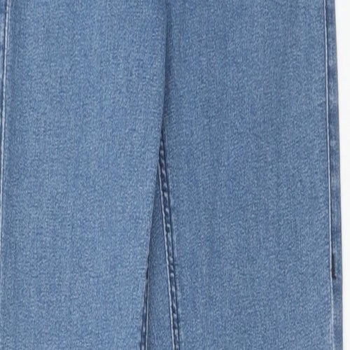 Topshop Womens Blue Cotton Jegging Jeans Size 25 in L32 in Regular Zip