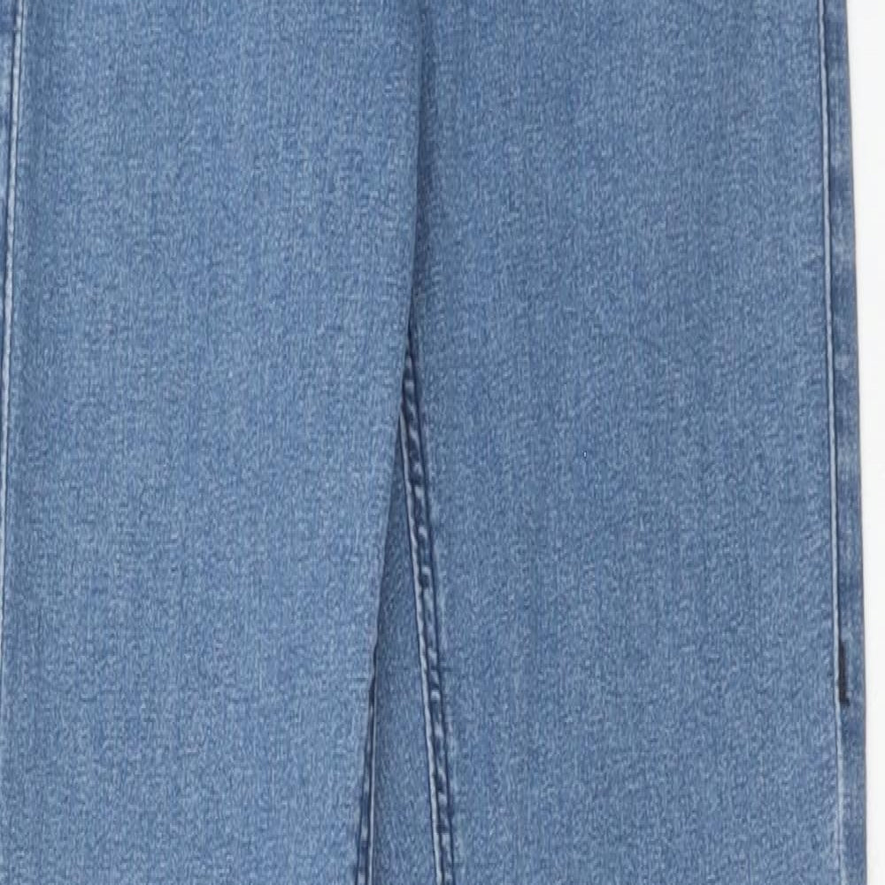 Topshop Womens Blue Cotton Jegging Jeans Size 25 in L32 in Regular Zip
