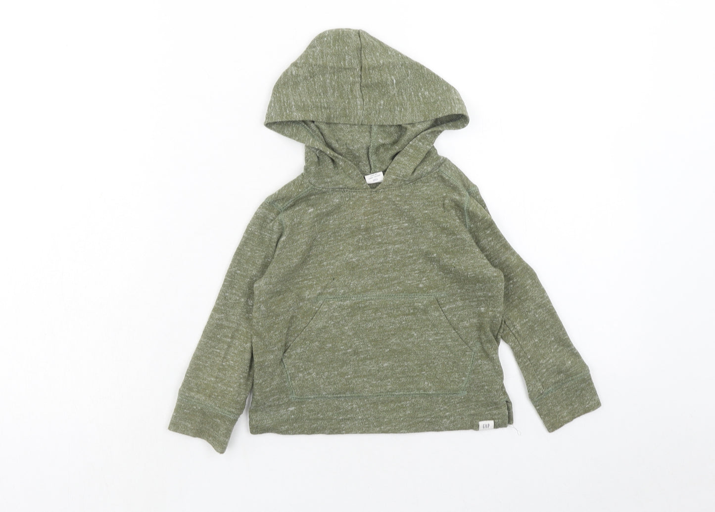 Gap Boys Green Polyester Pullover Hoodie Size 2 Years Pullover