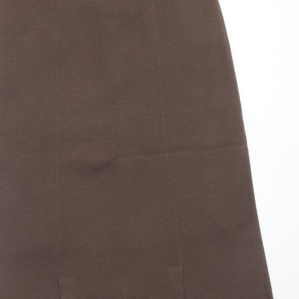 Country Casuals Womens Brown Wool A-Line Skirt Size S