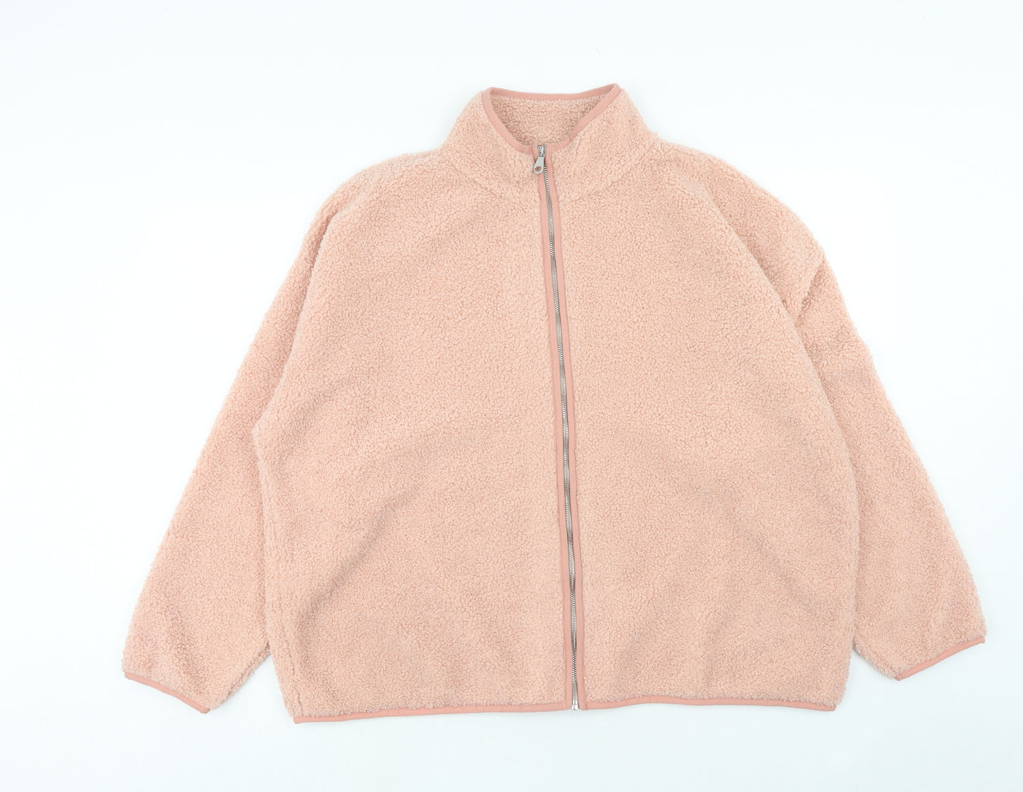 Papaya Womens Pink Jacket Size L Zip - Teddy Bear