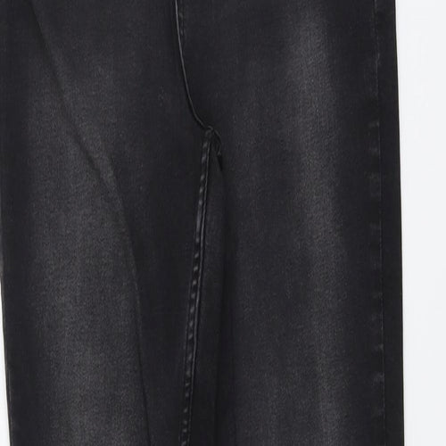 George Womens Black Cotton Skinny Jeans Size 12 L28 in Regular Button