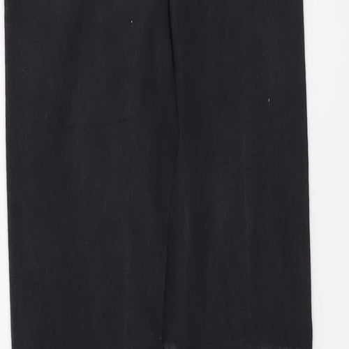 Denim & Co. Womens Black Cotton Jegging Jeans Size 8 L31 in Regular Button