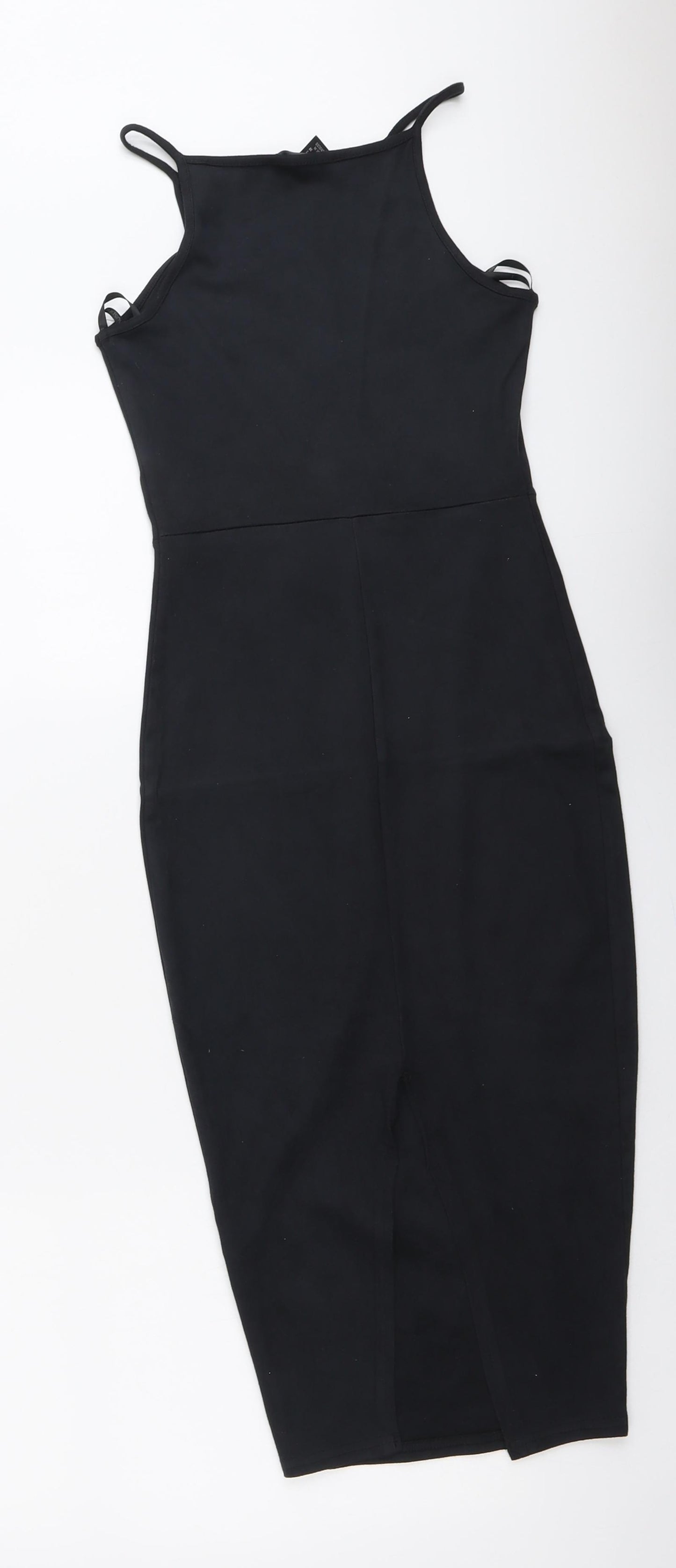 Atmosphere Womens Black Polyester Pencil Dress Size 6 Round Neck Pullover