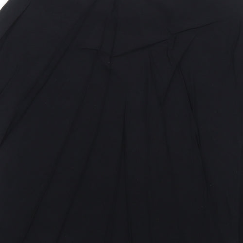 Primark Womens Black Viscose Basic T-Shirt Size 10 Boat Neck