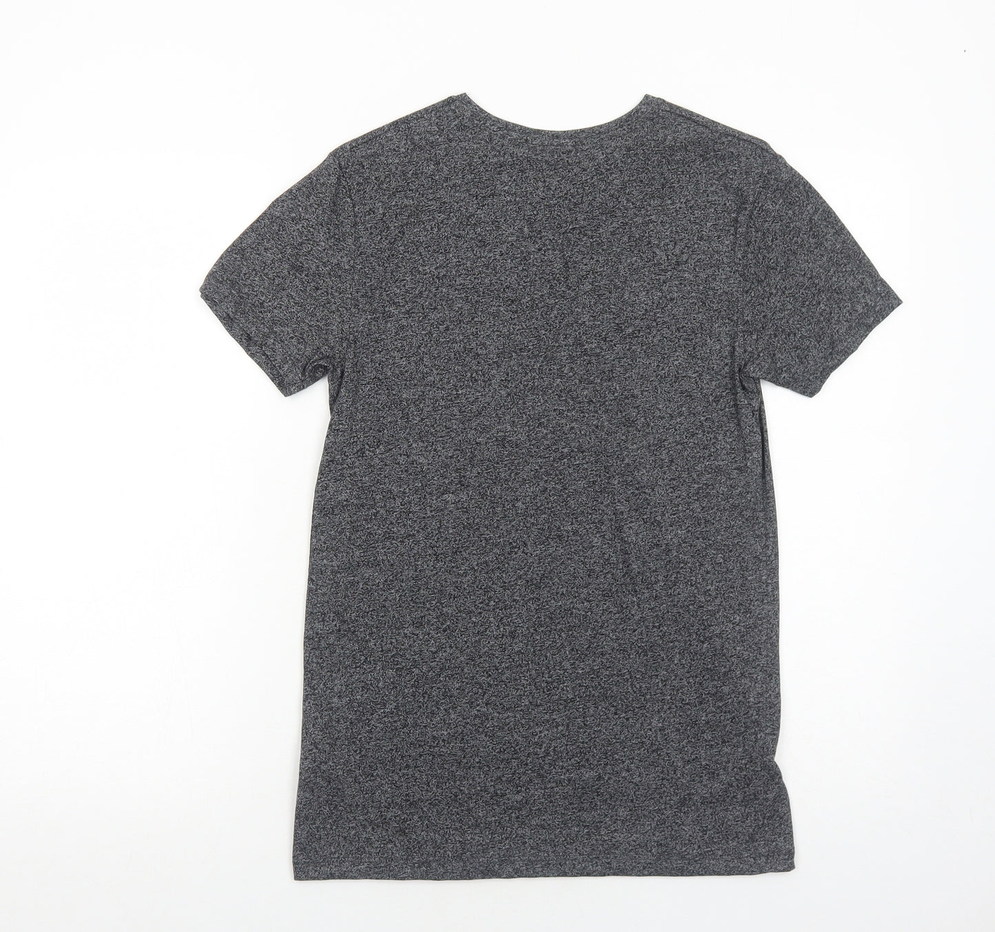 Primark Mens Grey Viscose T-Shirt Size XS Round Neck - Deadpool