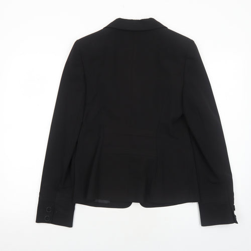 Dorothy Perkins Womens Black Polyester Jacket Blazer Size 10