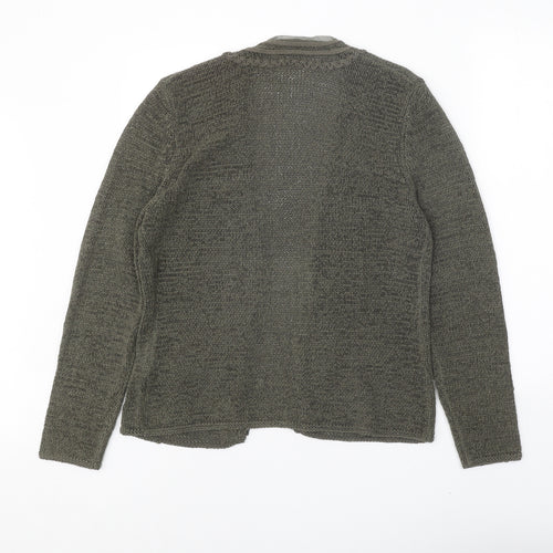 Gerry Weber Womens Green V-Neck Acrylic Cardigan Jumper Size 14