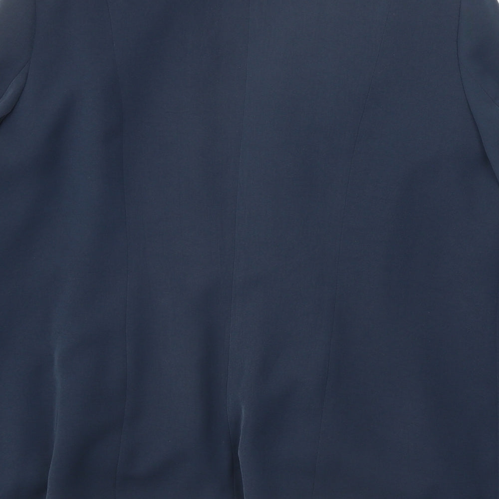 Bonmarché Womens Blue Polyester Jacket Blazer Size 16