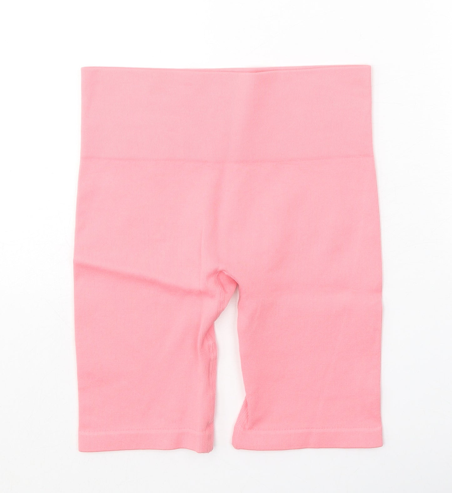 Primark Womens Pink Polyamide Compression Shorts Size 10 Regular