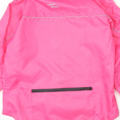 Preworn Womens Pink Jacket Size M Zip
