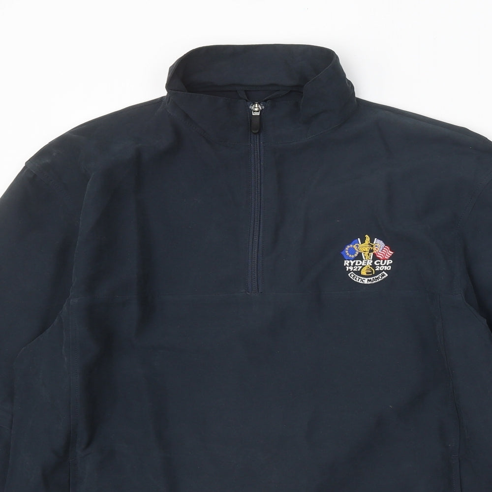 Marks and Spencer Mens Black Anorak Jacket Size S Zip