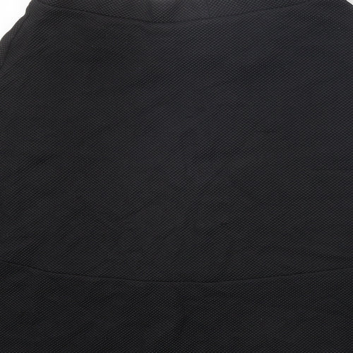 H&M Womens Black Polyester A-Line Skirt Size M