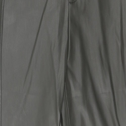 Preworn Womens Grey Polyamide Trousers Size 28 in Regular Zip