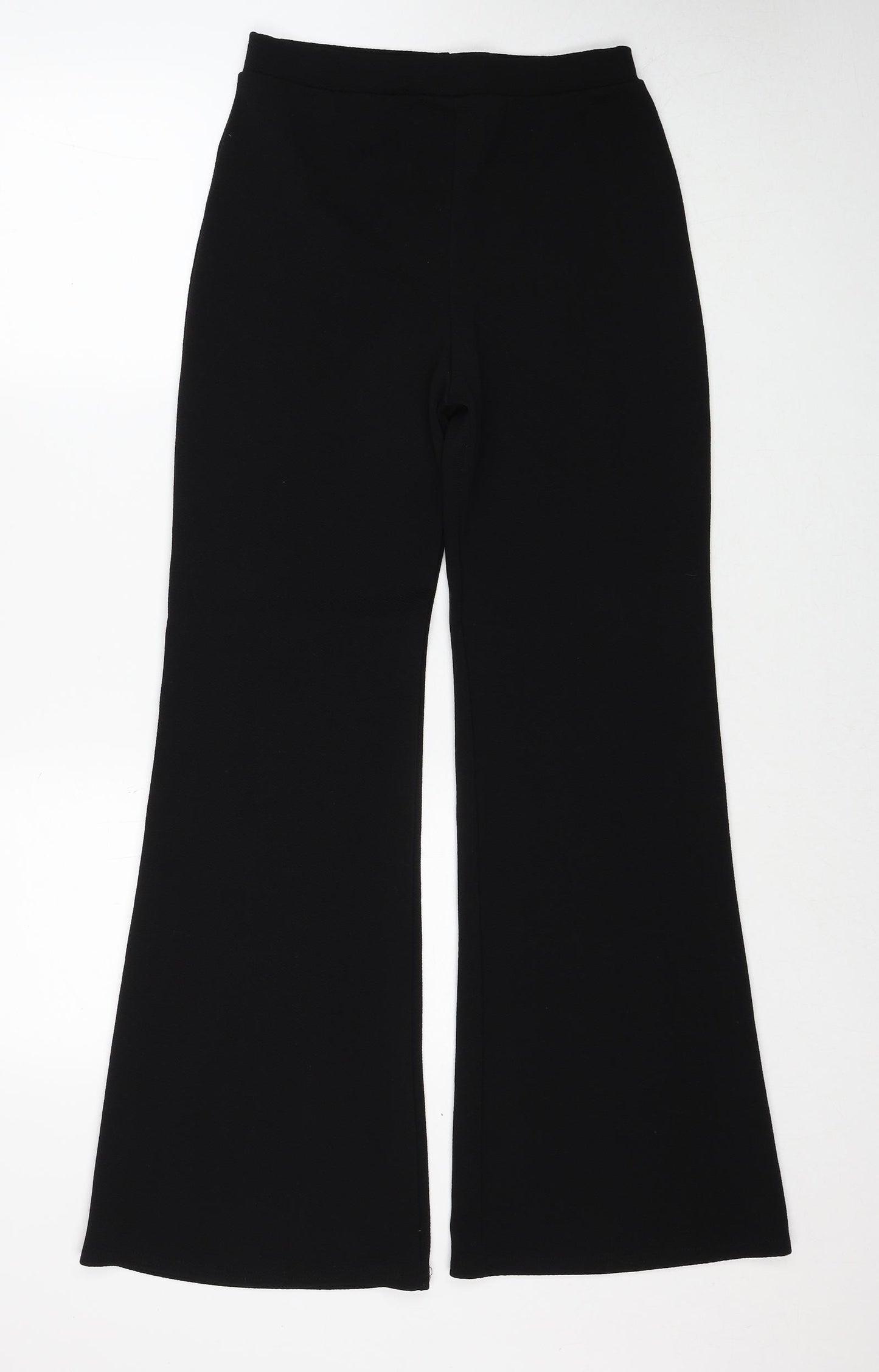 I SAW IT FIRST Womens Black Polyester Trousers Size 12 Regular