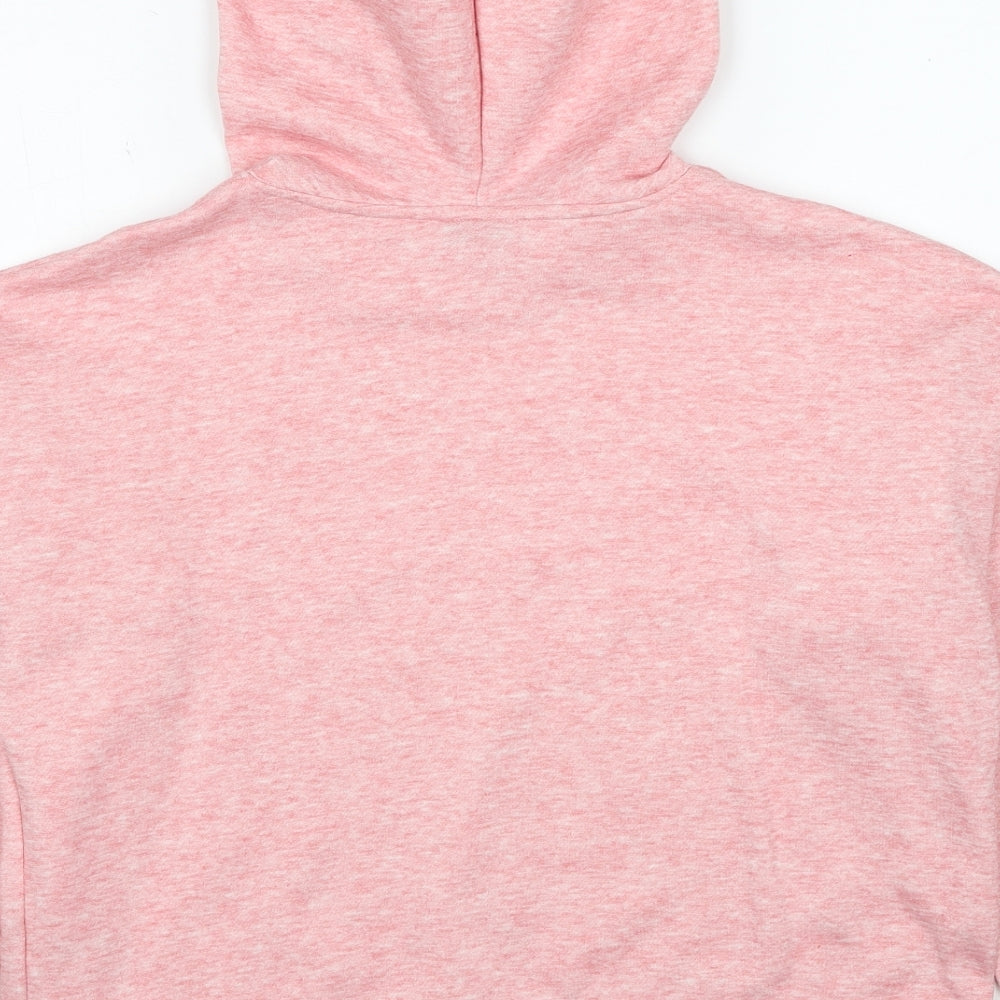 Papaya Womens Pink Polyester Pullover Hoodie Size M Pullover