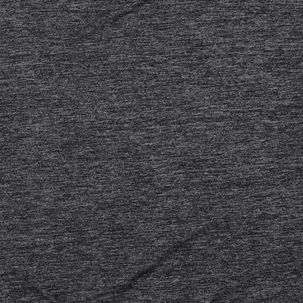 Dorothy Perkins Womens Grey Round Neck Geometric Viscose Pullover Jumper Size 10