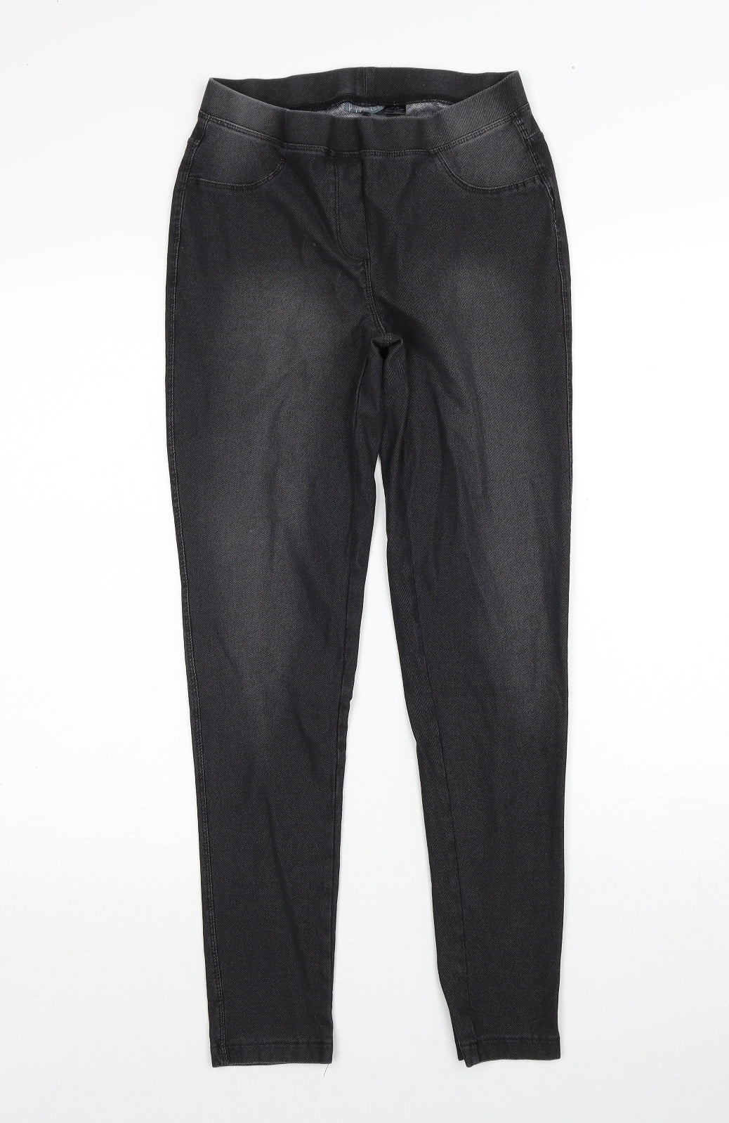 Peppers Girls Black Cotton Jegging Jeans Size 12-13 Years Regular Pullover - Age 12-14 Years