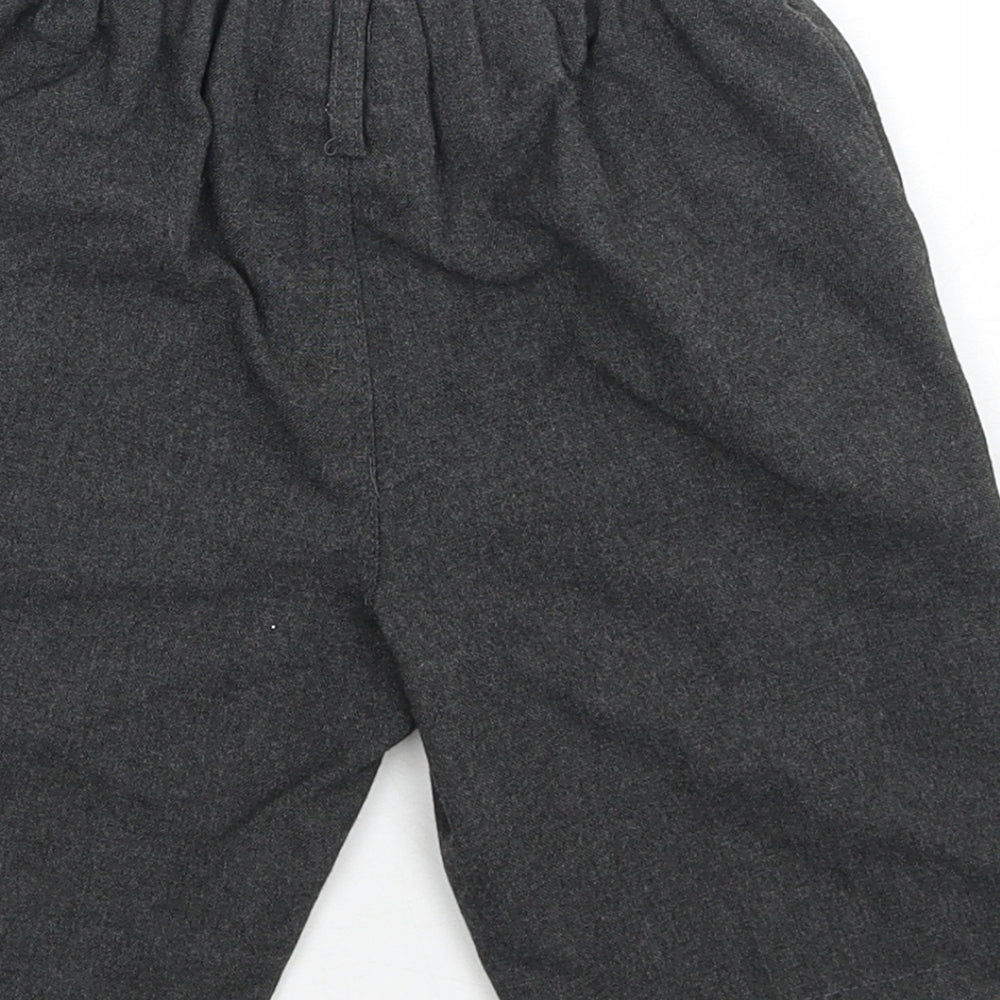 Debenhams Boys Grey Polyester Chino Shorts Size 6 Years Regular Zip