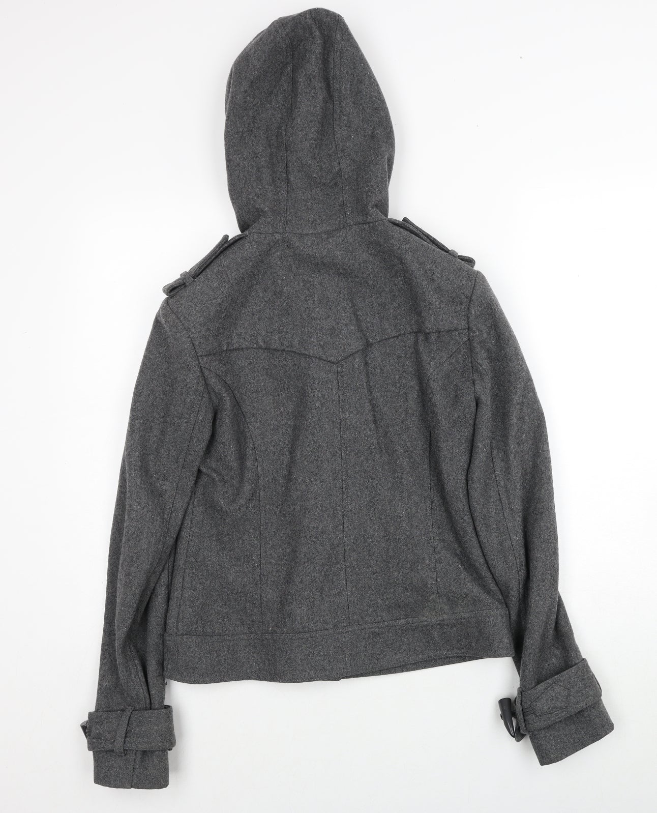 ASOS Womens Grey Jacket Size 10 Zip