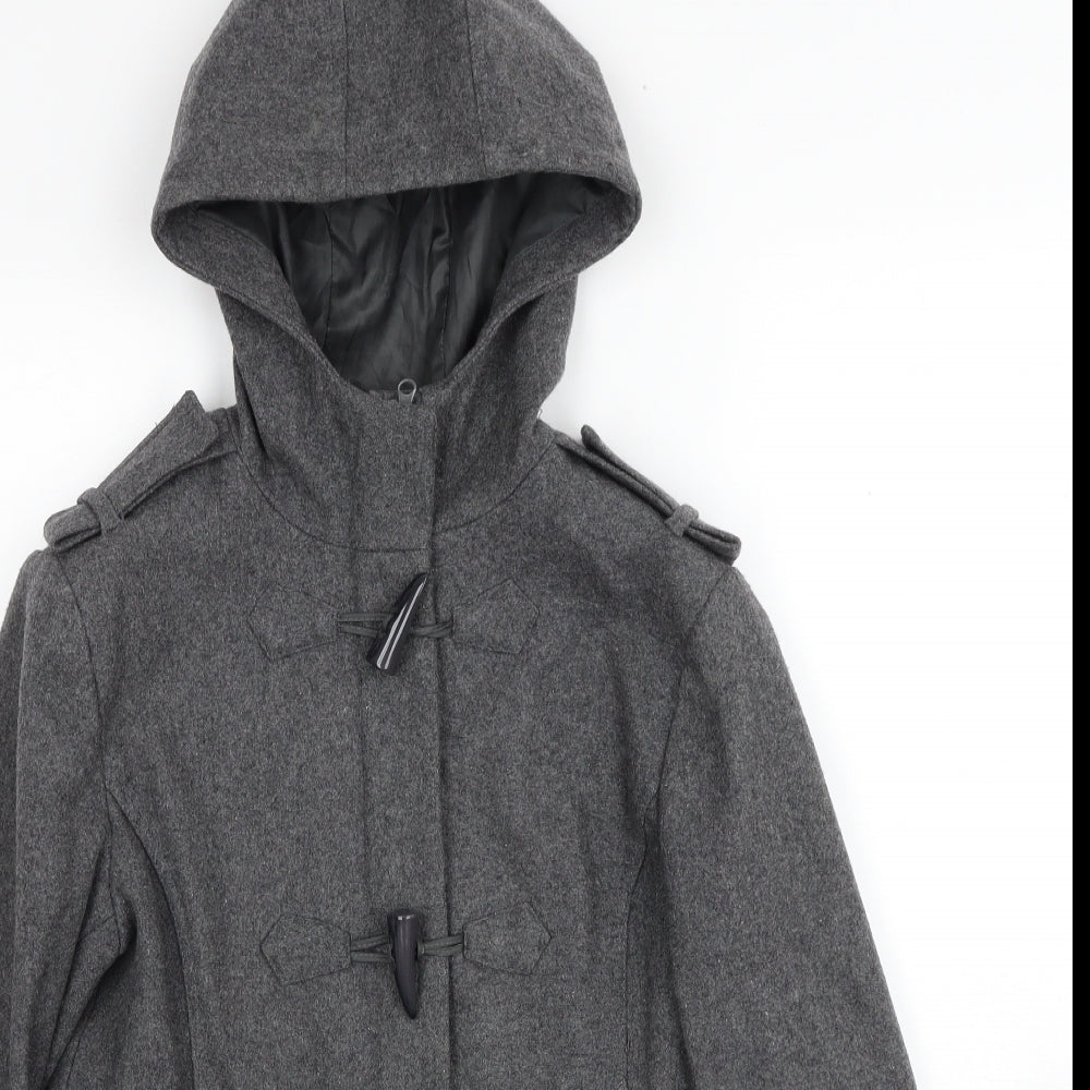 ASOS Womens Grey Jacket Size 10 Zip