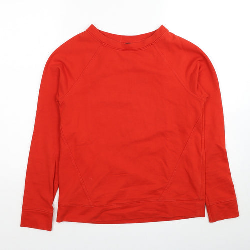 NEXT Womens Red Cotton Pullover Sweatshirt Size 8 Pullover