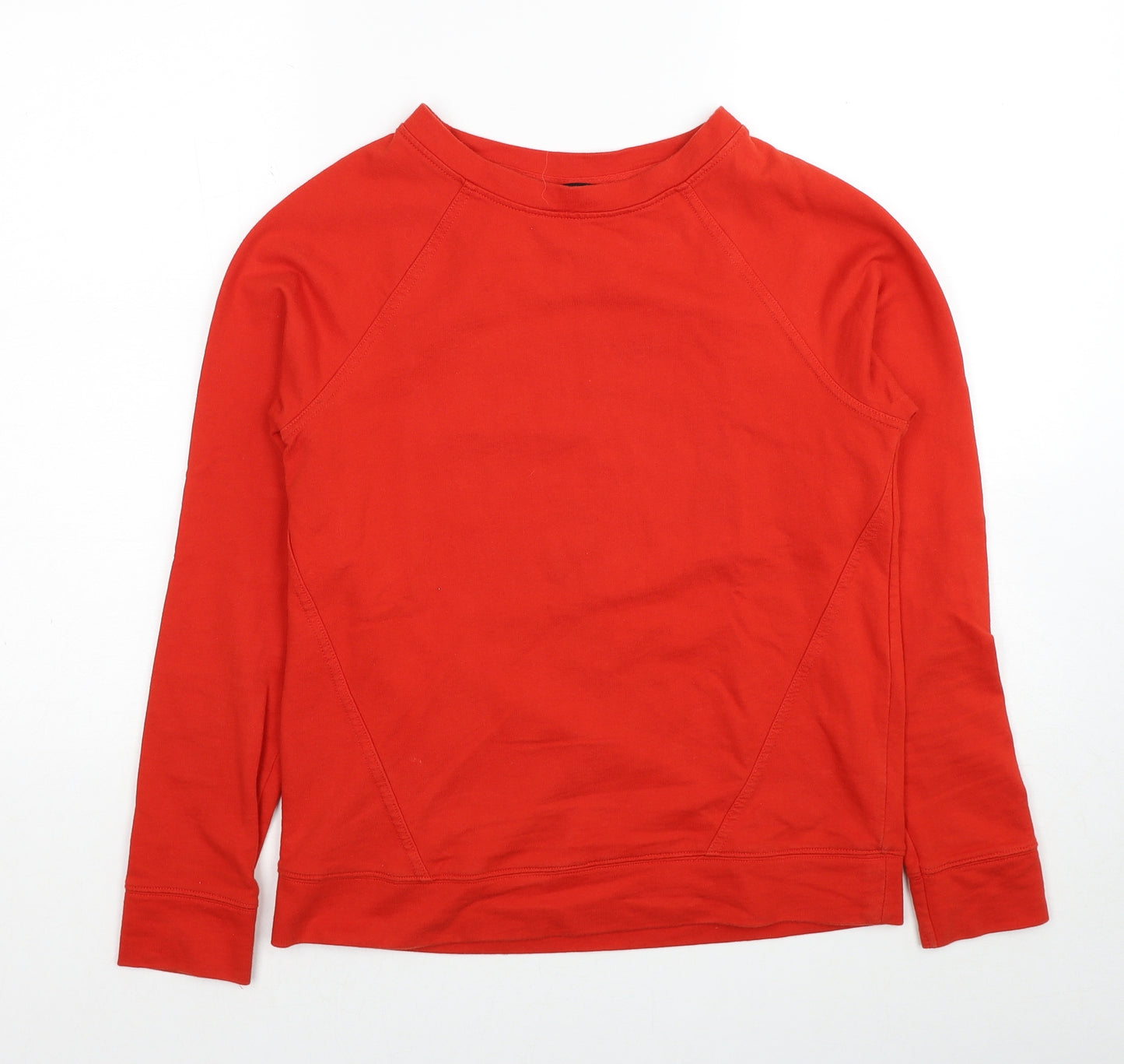 NEXT Womens Red Cotton Pullover Sweatshirt Size 8 Pullover