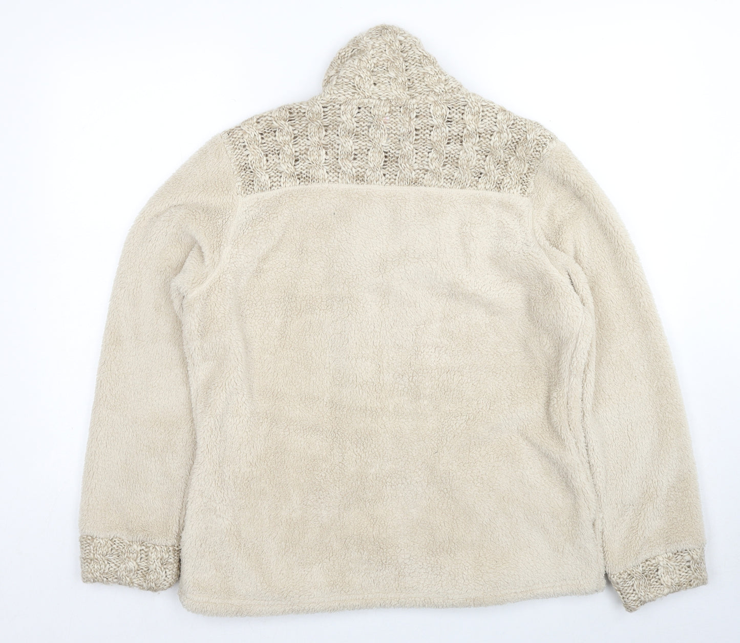 Per Una Womens Beige Jacket Size L Zip