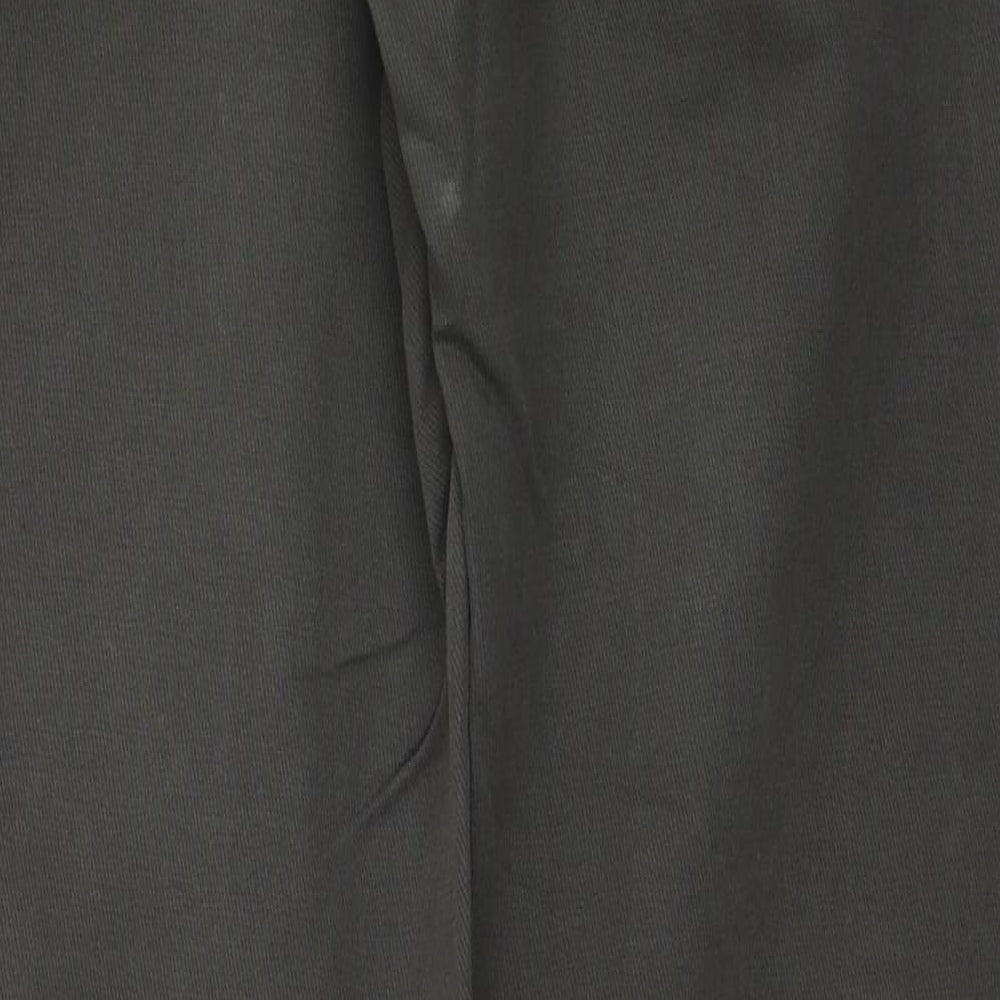 Gap Womens Green Cotton Chino Trousers Size 10 Regular Zip